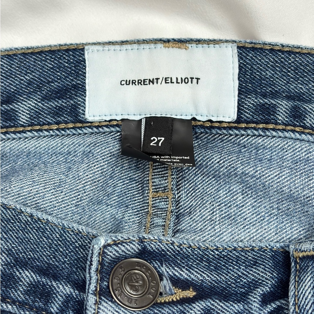 Excellent Condition! Current/Elliott The Original Straight jeans in Grassland